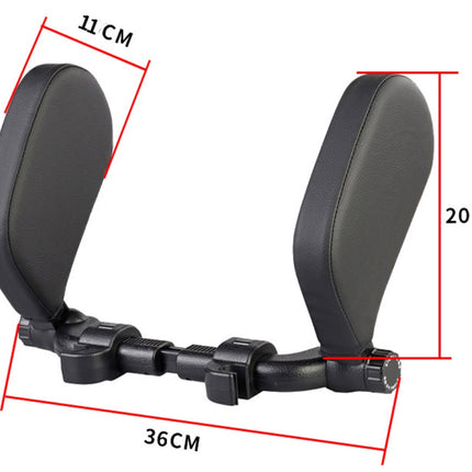 Car headrest pillow Sleep Adjustable Side Car Soft Travel Seat Headrest Auto Leather Support Neck Pillow Cushion car accessories