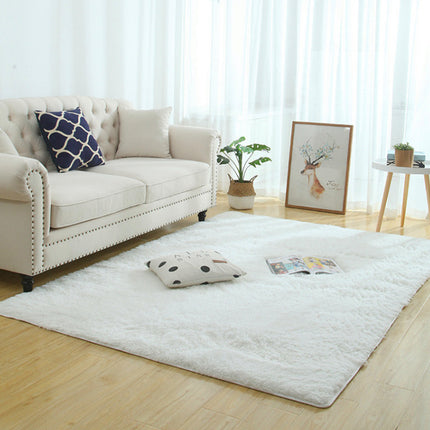 Silky Fluffy Carpet Modern Home Decor Long Plush Shaggy Rug