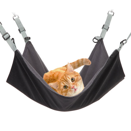 Small Cat And Dog Hanging Hammocks Can Be Used The Four Seasons With Plush And Waterproof Nylon Layer For Hanging Pet Supplies Pet Products