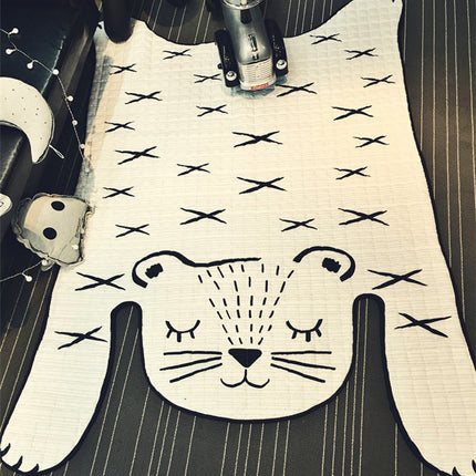 Toys Baby Play Mat Kids Carpet White Tiger Plush Rugs For Liveing Room Decoration Floor Mats Developing Mat For Children