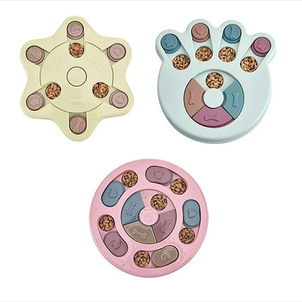 Dog Puzzle Toys Increase IQ Interactive Slow Dispensing Feeding Dog Training Games Feeder For Small Medium Dog Pet Training Toy