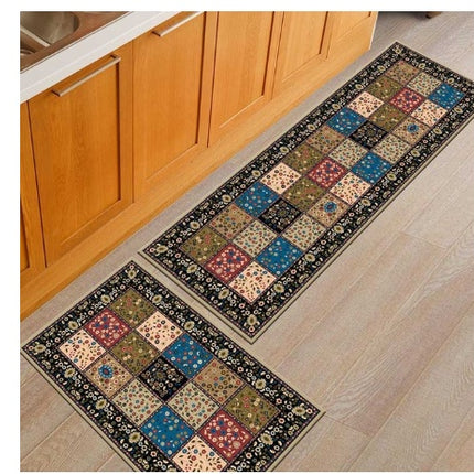 Floor mats, non-slip, oil-proof, household machine washable door mats, bathroom, bathroom, bedside rugs