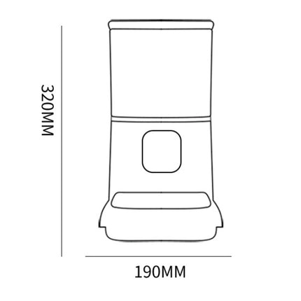 Pet Automatic Feeder Large Capacity Smart Voice Recorder APP Control Timer Feeding Cat Dog Food Dispenser With WiFi Pet Bowl