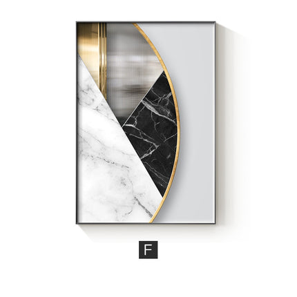 Abstract Geometric Canvas Painting Picture Home Decor Wall Poster